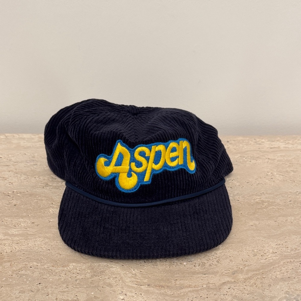 Corduroy Blue Aviator Nation Hat